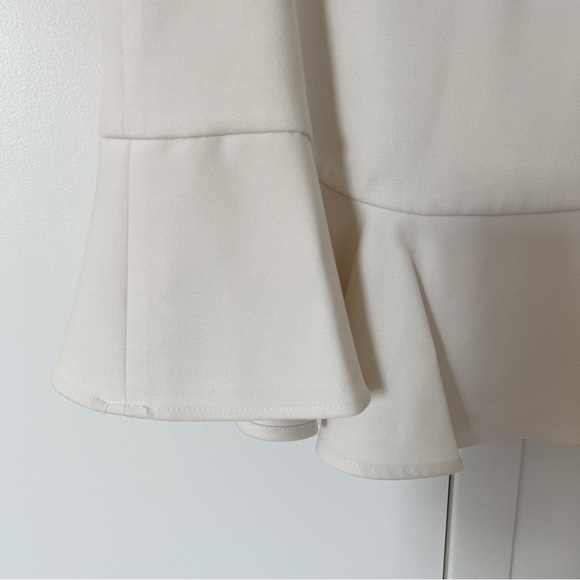 BCBG Maxazria White Open Back Mini Dress - Picture 7 of 9